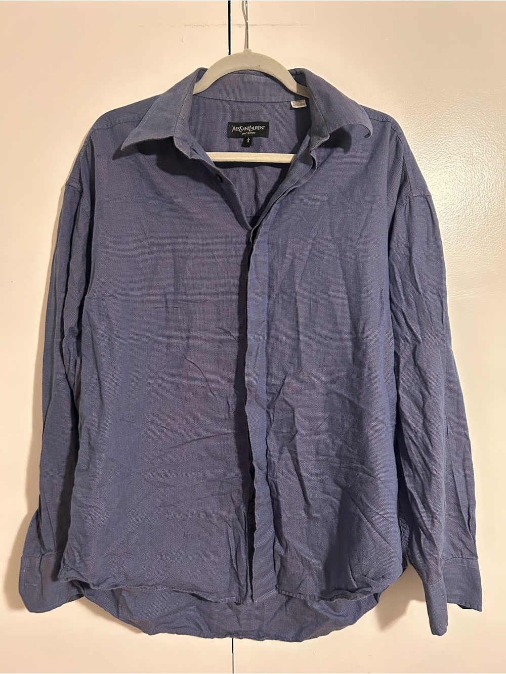 Vintage Yves Saint Laurent Pour Homme Button-Down